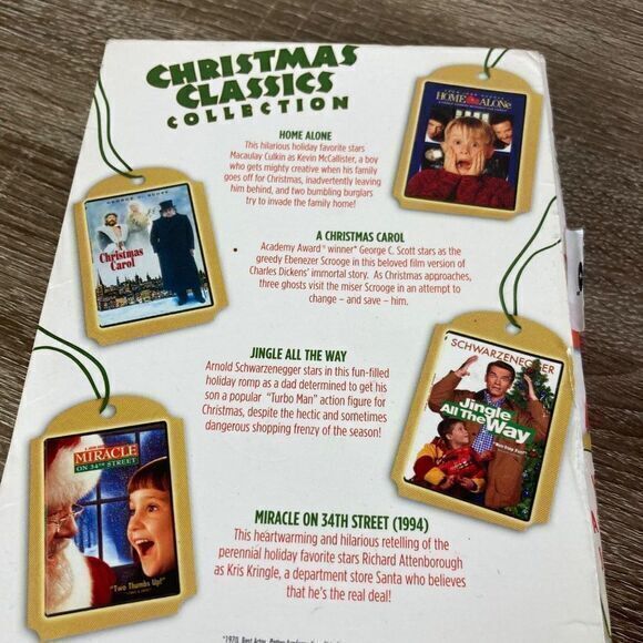Christmas Classics 4 Disc DVD Collection Set Home Alone Holiday Movie Bundle - Picture 6 of 14